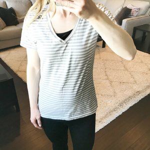 Reebok Striped Short Sleeve Tee